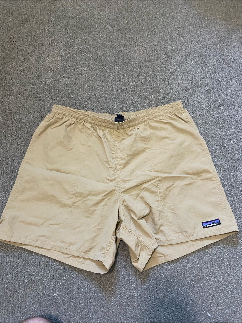Patagonia Tan Lightweight Active Shorts